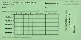 Poker Rally Card