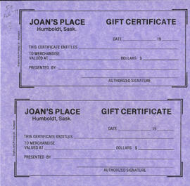 Gift Certificate