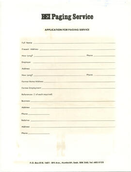 Application Form