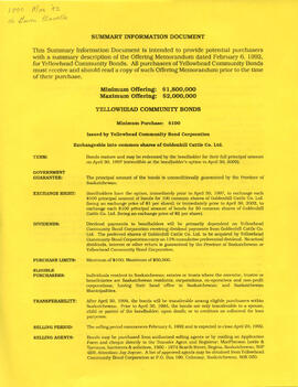 Summary Information Document