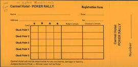 Poker Rally Card