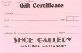 Gift Certificate