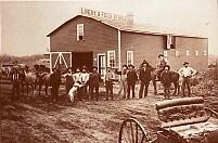 Blue Livery Stable in Humboldt, Saskatchewan