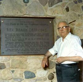 Father Athol Murray in the Rex Beach Room