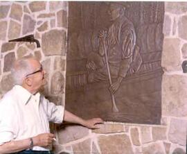 Father Athol Murray in the Rex Beach Room