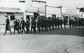 Girl Guides on Parade