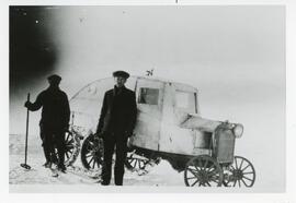 Homemade Snowmobile in Biggar, Saskatchewan