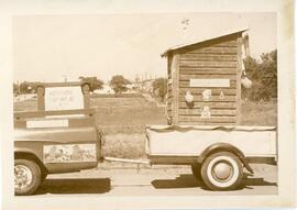 Outhouse and Clowns Parade Float