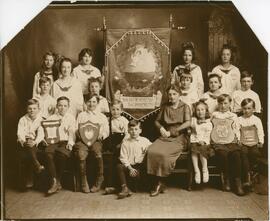 Vanceview School Class, Near Biggar, Saskatchewan