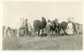 The Malcolm Family On The Jim Madden Homestead near Biggar, SK