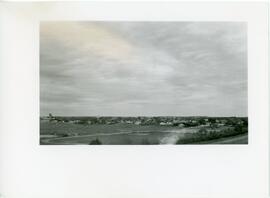 Aerial view of Biggar, Saskatchewan