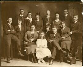 Cast of "What Happened To Jones" in Biggar, Saskatchewan