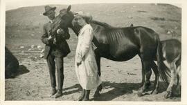 Bill Holland and Edith Randall in Biggar, Saskatchewan