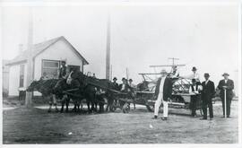 A Binder In Front of Dr. Zimmerman's Office in Biggar, Saskatchewan