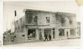 Miller Building After Fire in Biggar, Saskatchewan