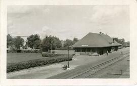 Canadian National Train Station in Biggar, Saskatchewan