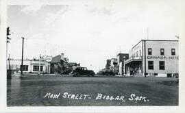 Main Street in Biggar, Saskatchewan