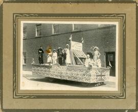 Hock and Packer Parade Float in Biggar, Saskatchewan