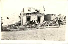 Downtown stores damaged by cyclone