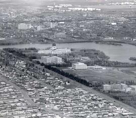 Aerial view of Regina looking northeast