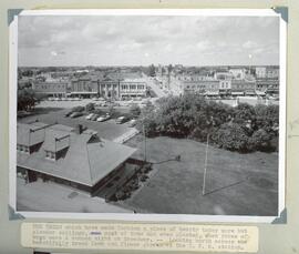 Flower garden at the C. P. R. Station.