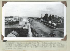 Broadway looking east from International Harvester building