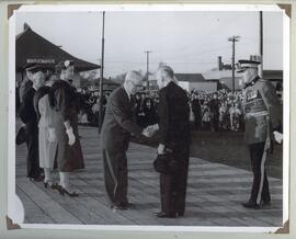 His excellency, the right honorable Vincent Massey, Governor of Canada