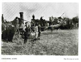 Threshing scene - The Browns at work