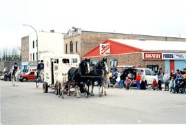 Museum's milk and cream wagon in the Indian Head Parade