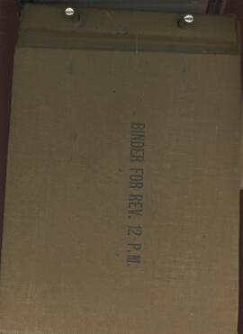 Indian Head Post Office Box Ledger 1949 - 1959