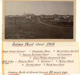 Indian Head about 1905 looking north up Grand Avenue