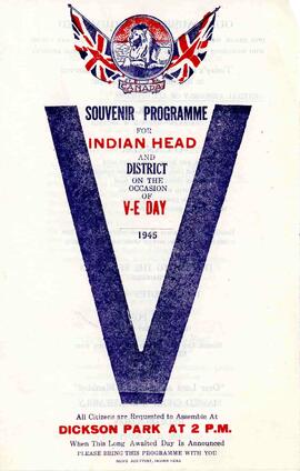 V-E Day souvenir programme