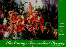 Orange Benevolent Society 1976-1977 Calendar