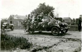 Decorated car at July 1st parade