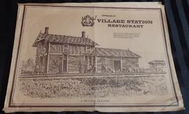 Village Station Restaurant Placemat