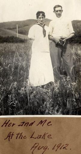 Her and Me At the Lake 1912