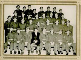 Professional group photo of Indian Head men in uniform (WWII)