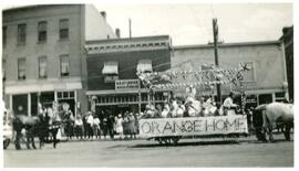 Orange Home float in parade