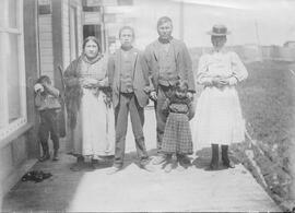 Calling Bull family from Onion Lake, Saskatchewan