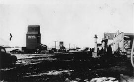 Main Street in Hillmond, Sask.