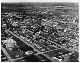 Aerial view of Lloydminster