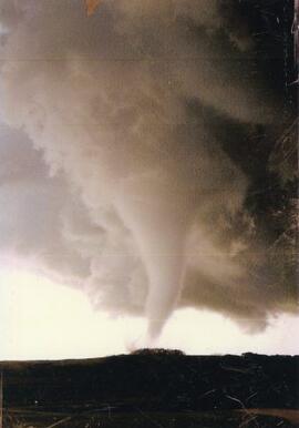 Tornado touching down west of Lloydminster