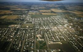 Aerial view of Lloydminster