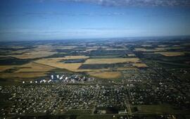 Aerial view of northwest quadrant of Lloydminster