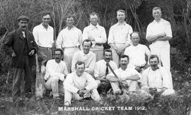 Marshall Cricket Team, 1912