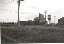 Searle Grain elevator and Water Tower at Melfort, Sask.