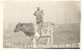 Through Saskatchewan on ox"