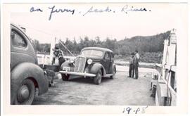 A Ferry on The Saskatchewan River