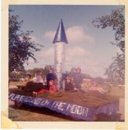 1st Playground on the "Moon" parade float