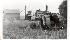 Threshing time at John Carlson's Farm